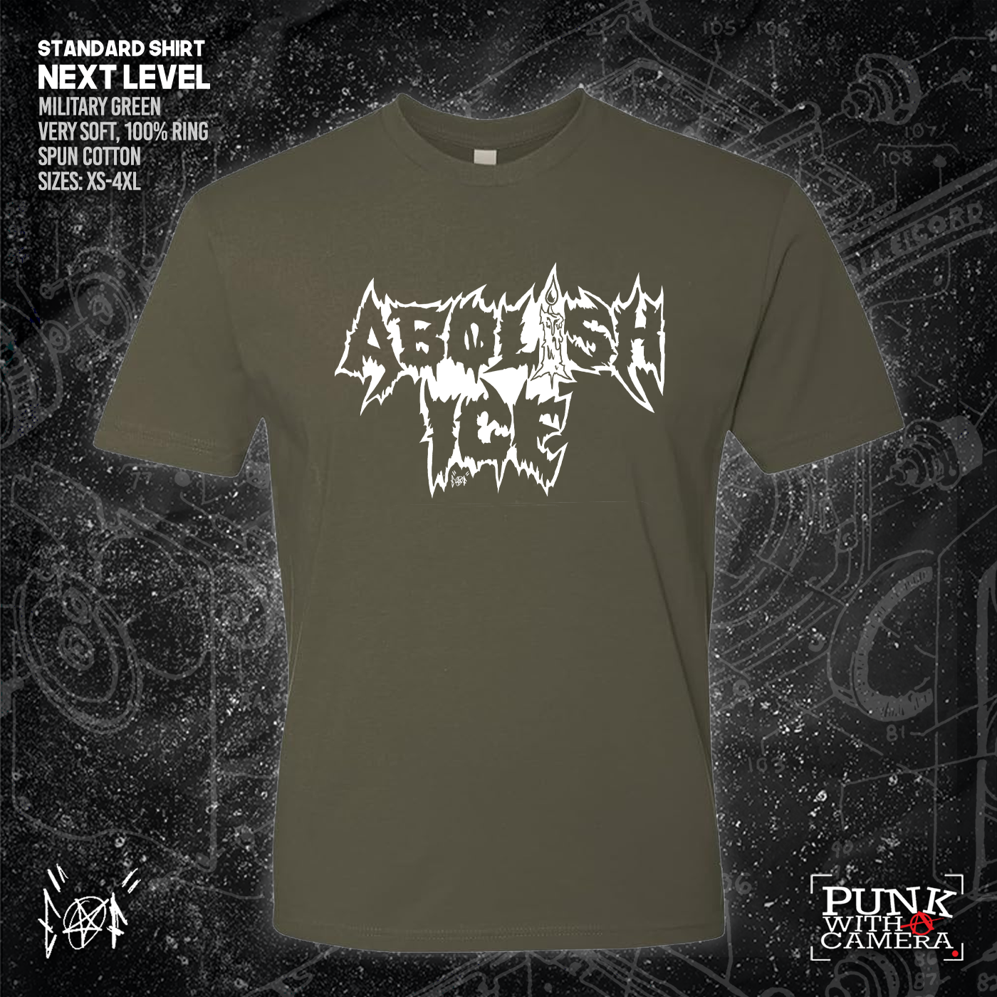 Abolish Ice Metal Font - Era Ov Failure - Mutual Aid Design