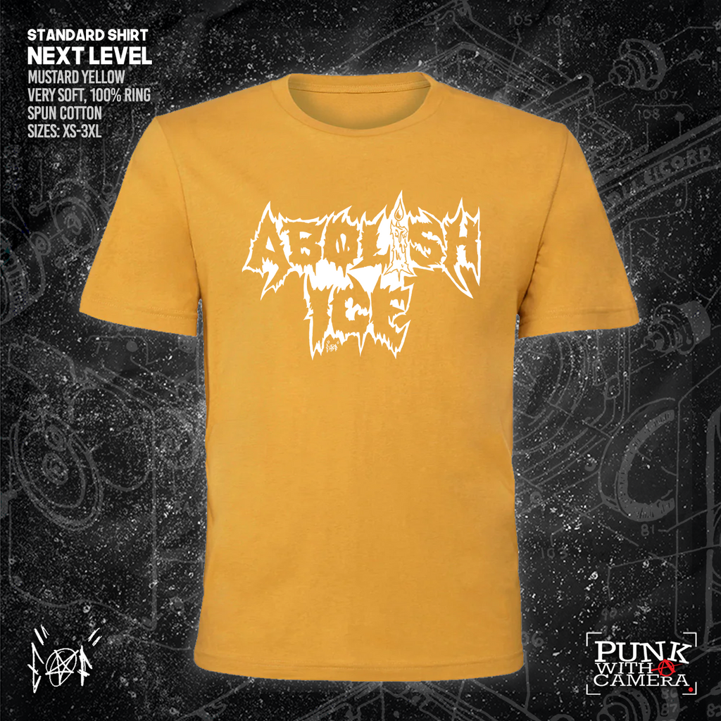 Abolish Ice Metal Font - Era Ov Failure - Mutual Aid Design