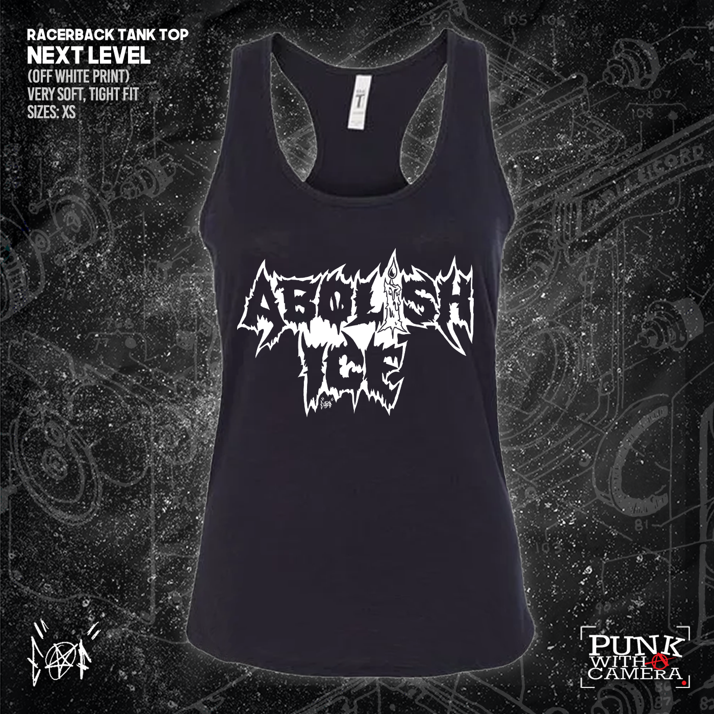 Abolish Ice Metal Font - Era Ov Failure - Mutual Aid Design