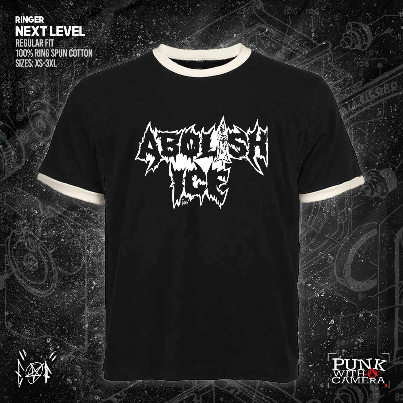 Abolish Ice Metal Font - Era Ov Failure - Mutual Aid Design