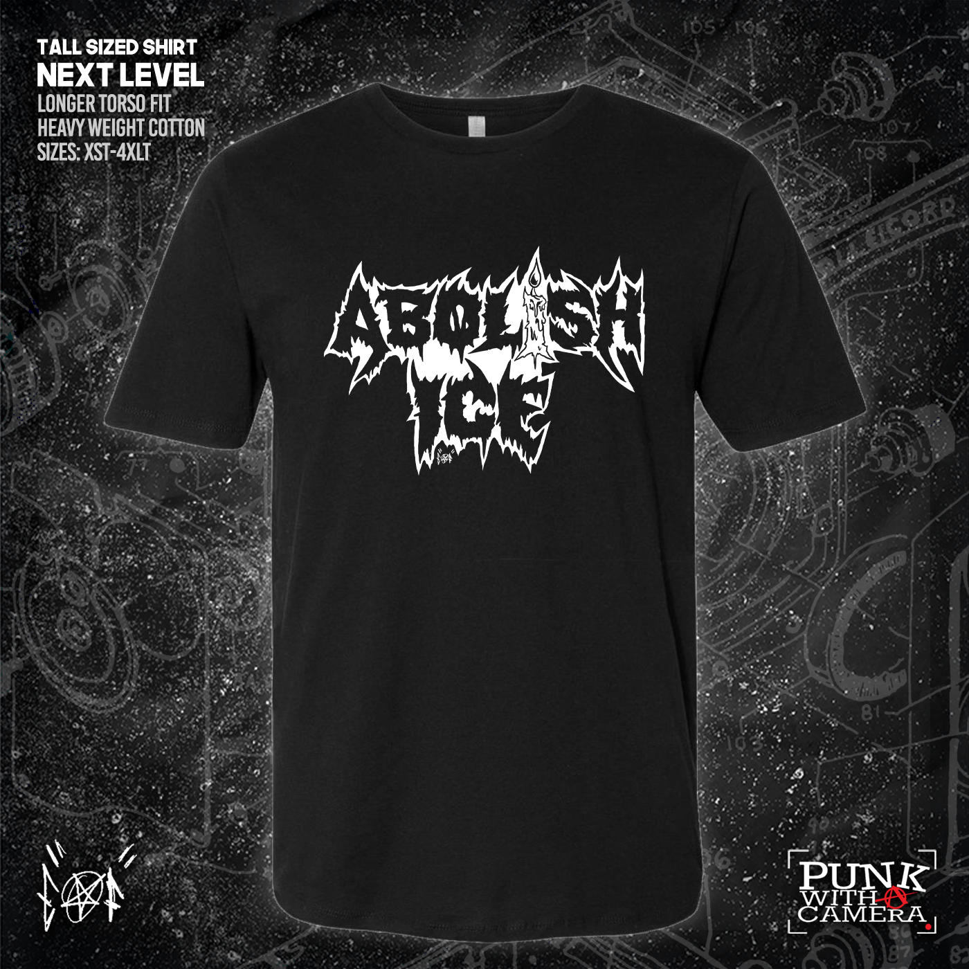 Abolish Ice Metal Font - Era Ov Failure - Mutual Aid Design