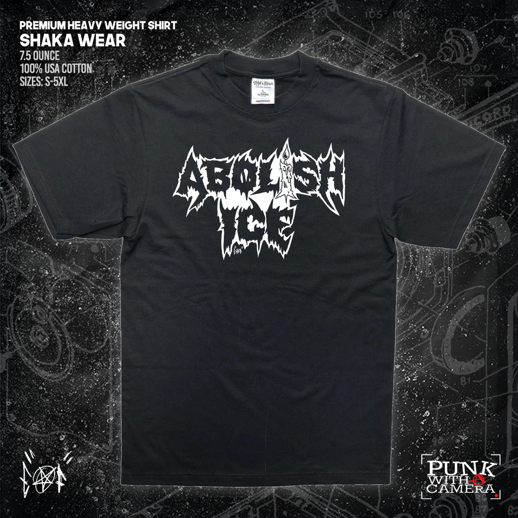 Abolish Ice Metal Font - Era Ov Failure - Mutual Aid Design
