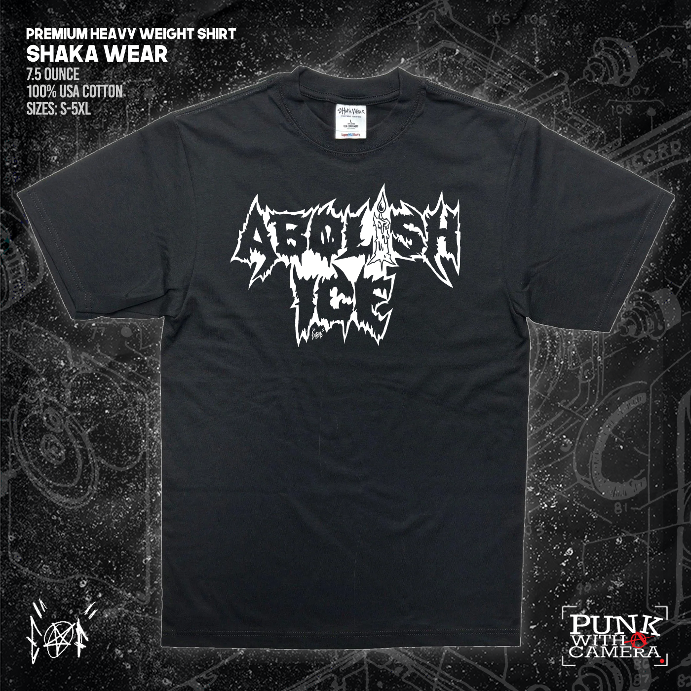Abolish Ice Metal Font - Era Ov Failure - Mutual Aid Design