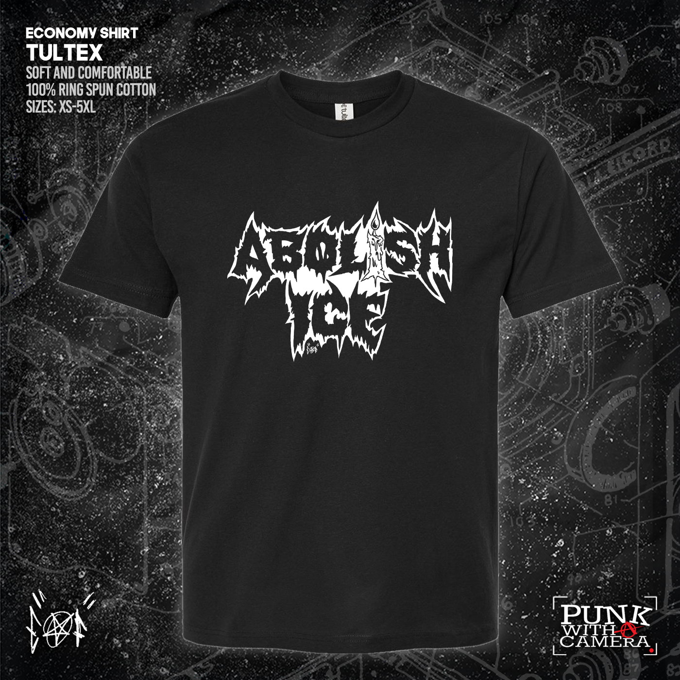 Abolish Ice Metal Font - Era Ov Failure - Mutual Aid Design