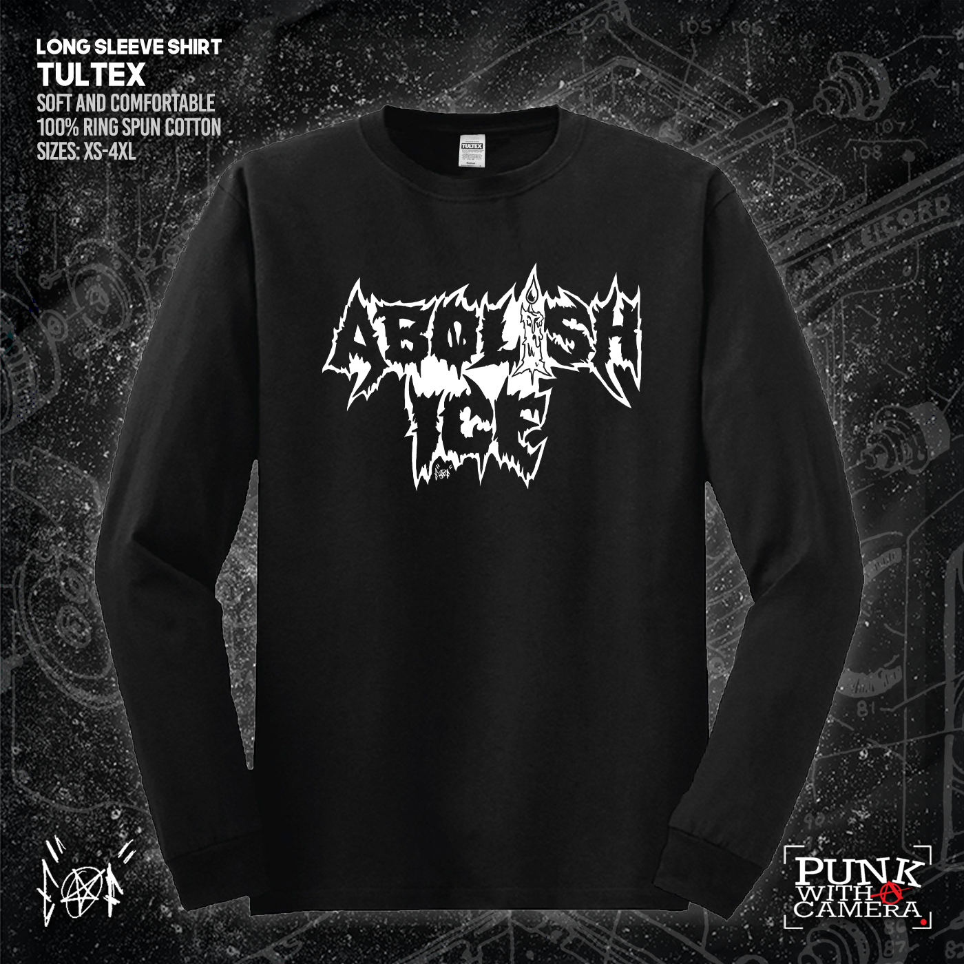 Abolish Ice Metal Font - Era Ov Failure - Mutual Aid Design