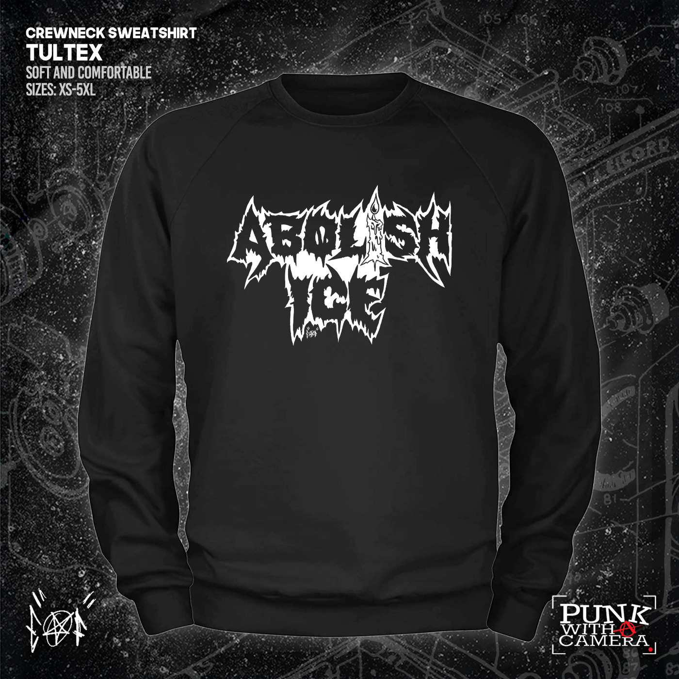 Abolish Ice Metal Font - Era Ov Failure - Mutual Aid Design