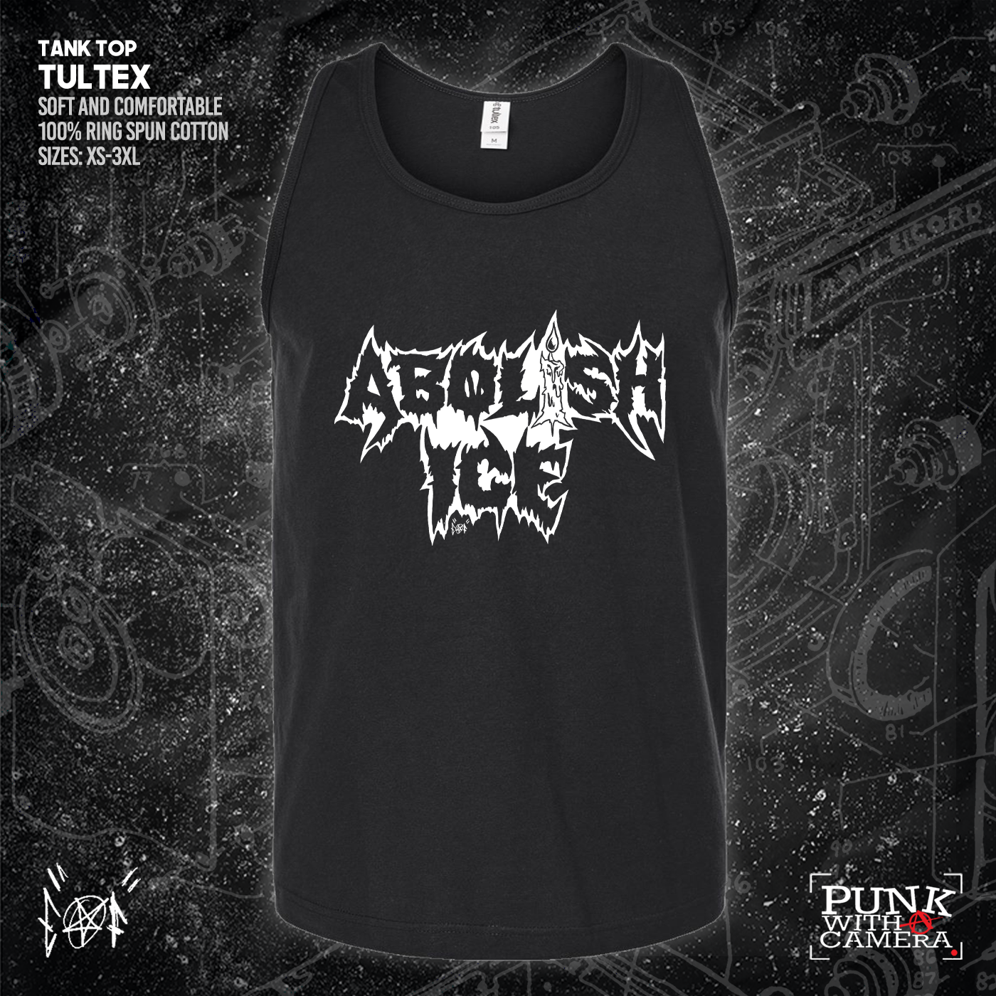 Abolish Ice Metal Font - Era Ov Failure - Mutual Aid Design