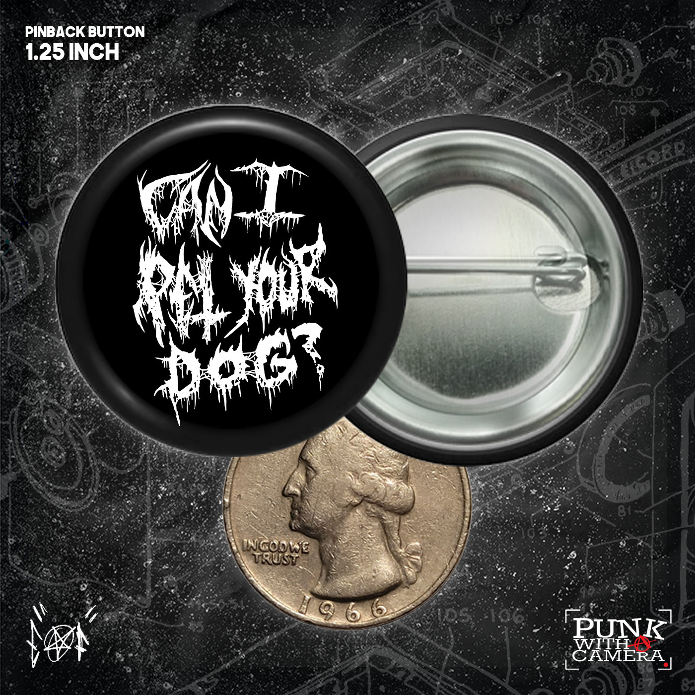Can I Pet Your Dog - Buttons (1, 1.25, 1.5, & 2.25 Inch)