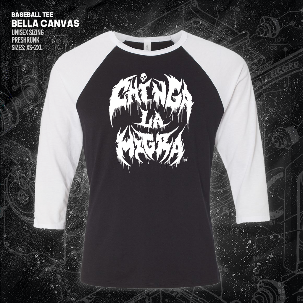 Chinga La Migra - Metal Font - Era Ov Failure - Mutual Aid Design