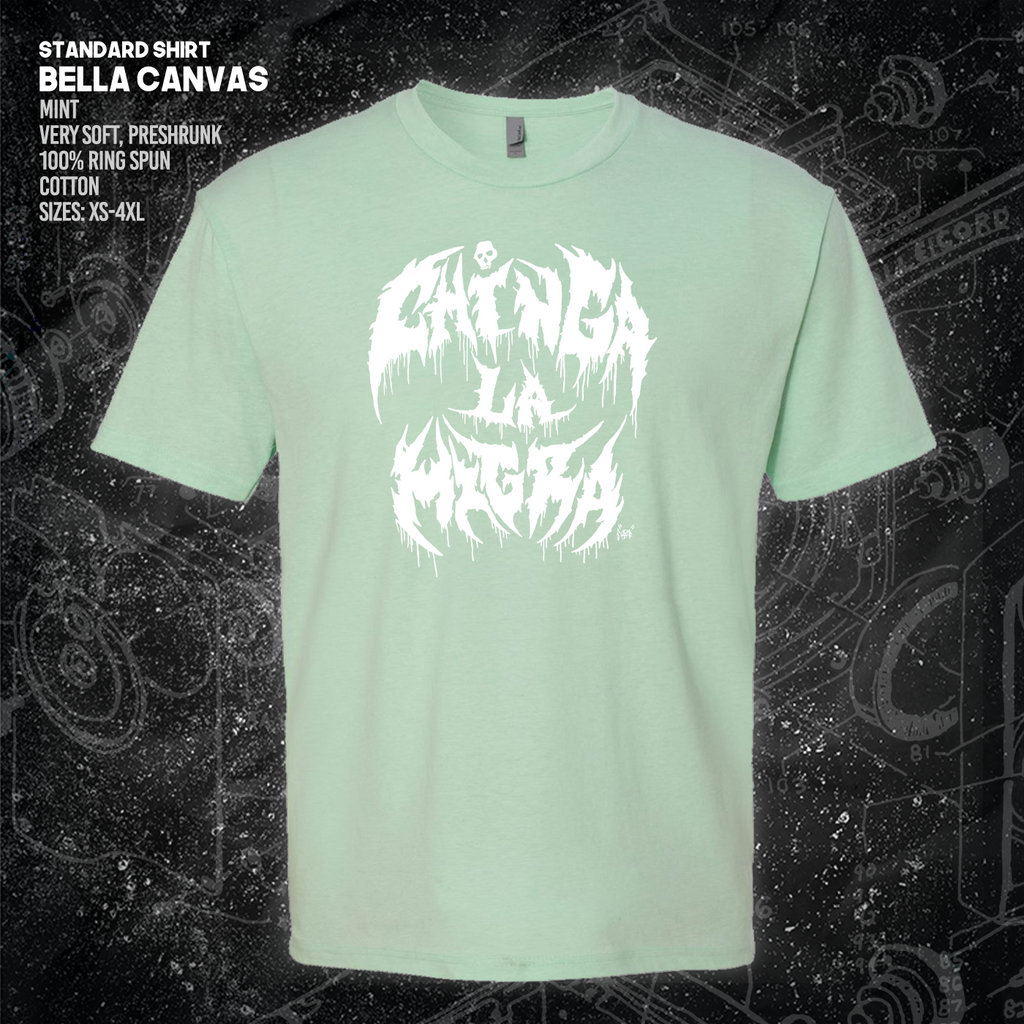 Chinga La Migra - Metal Font - Era Ov Failure - Mutual Aid Design