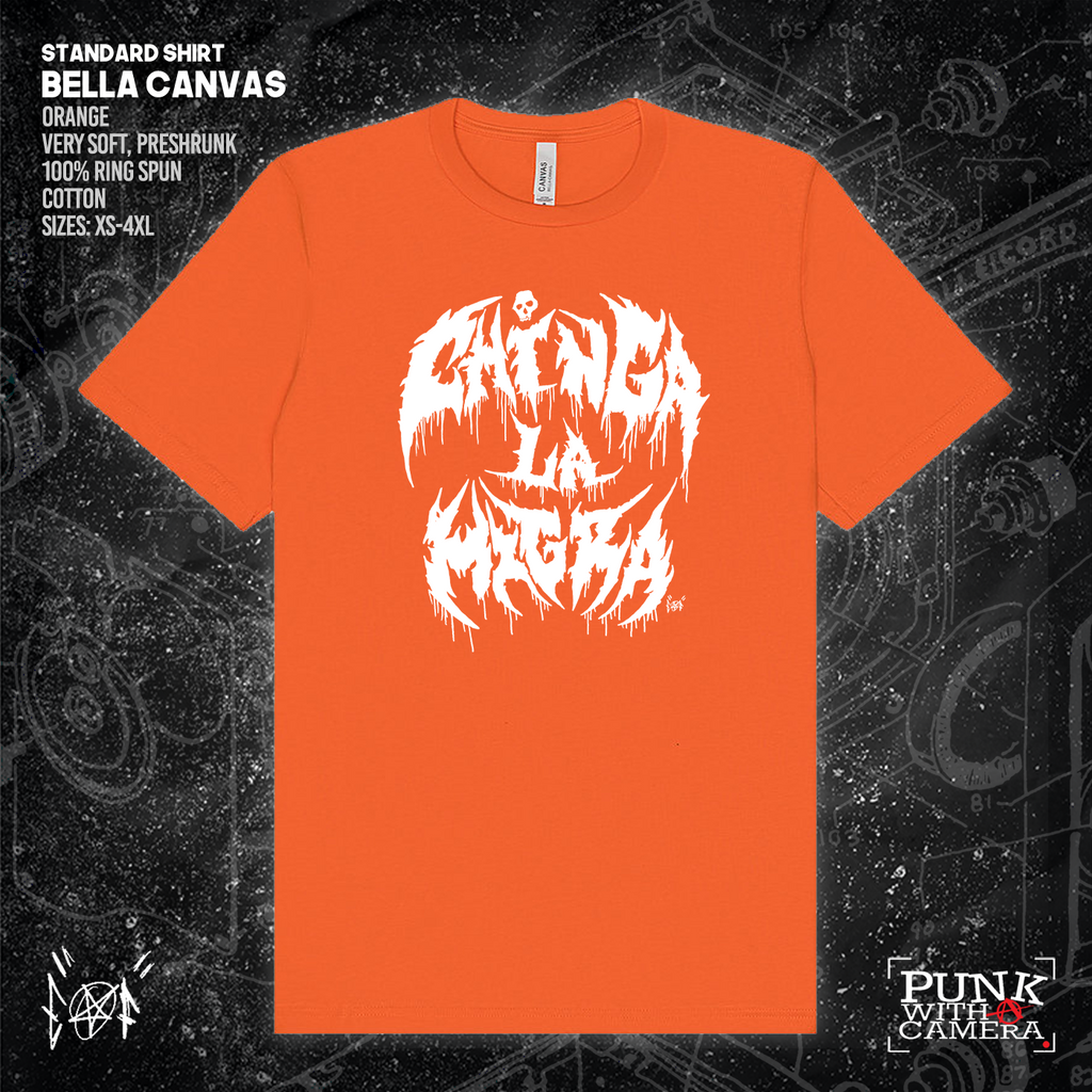 Chinga La Migra - Metal Font - Era Ov Failure - Mutual Aid Design