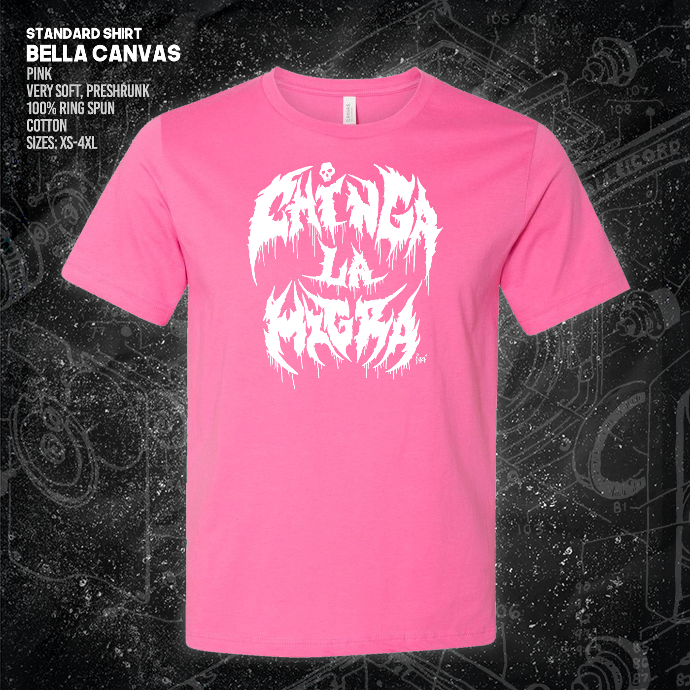 Chinga La Migra - Metal Font - Era Ov Failure - Mutual Aid Design