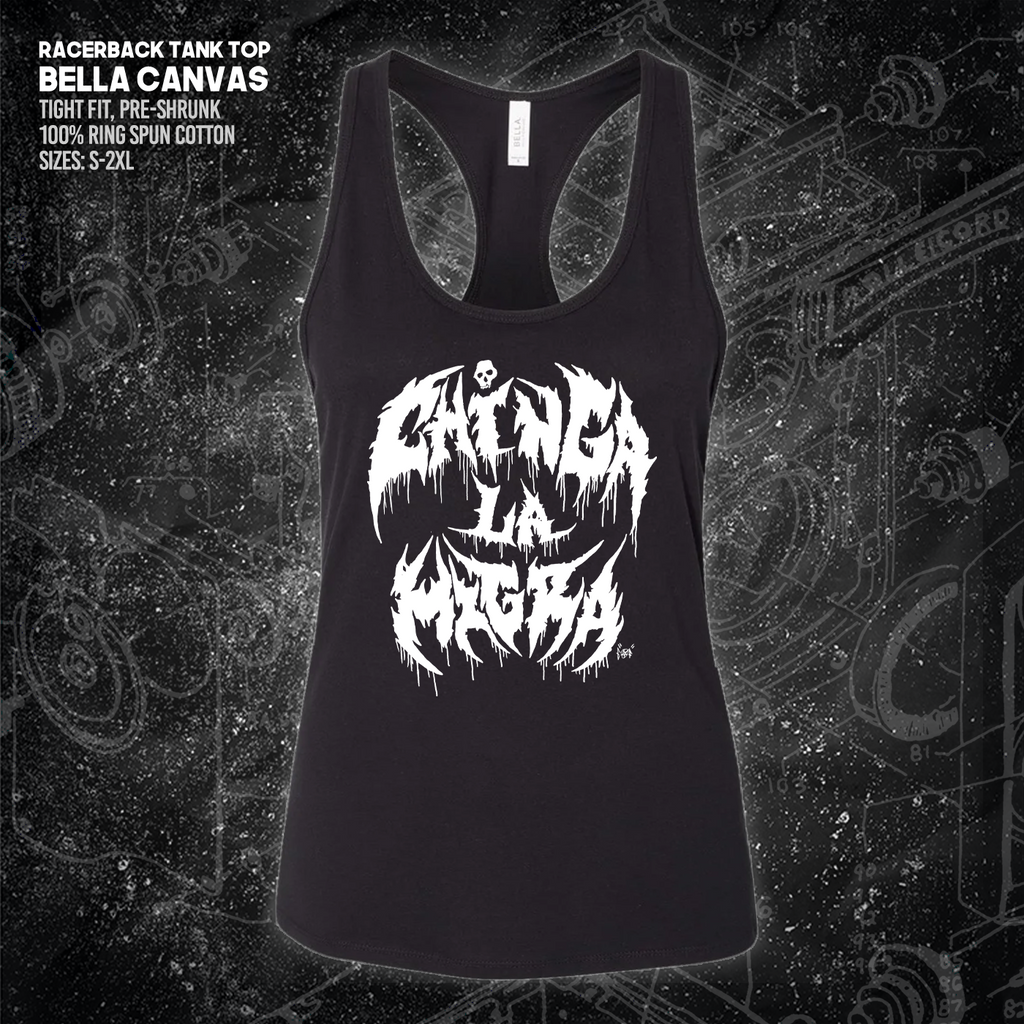 Chinga La Migra - Metal Font - Era Ov Failure - Mutual Aid Design