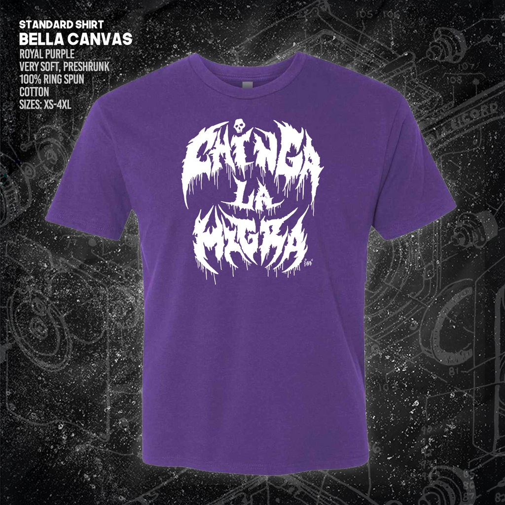 Chinga La Migra - Metal Font - Era Ov Failure - Mutual Aid Design