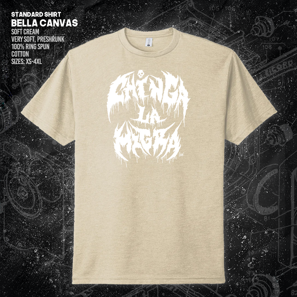 Chinga La Migra - Metal Font - Era Ov Failure - Mutual Aid Design