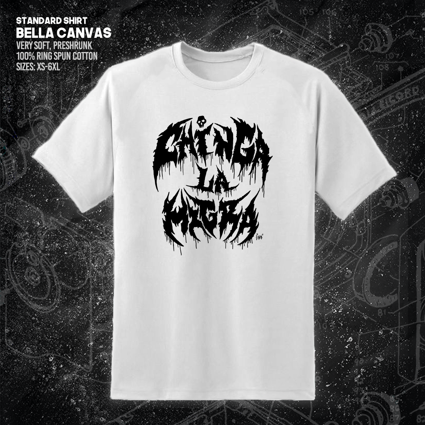 Chinga La Migra - Metal Font - Era Ov Failure - Mutual Aid Design