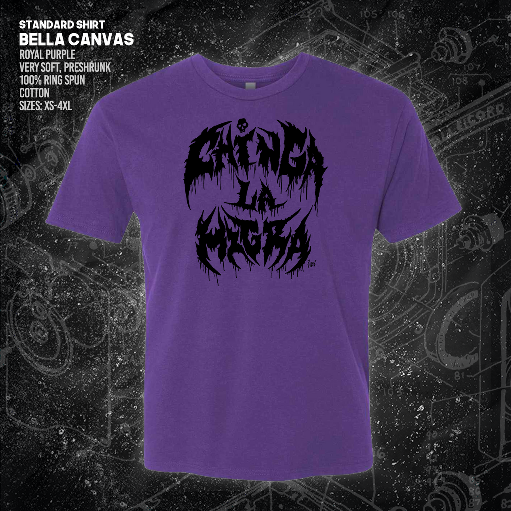 Chinga La Migra - Metal Font - Era Ov Failure - Mutual Aid Design