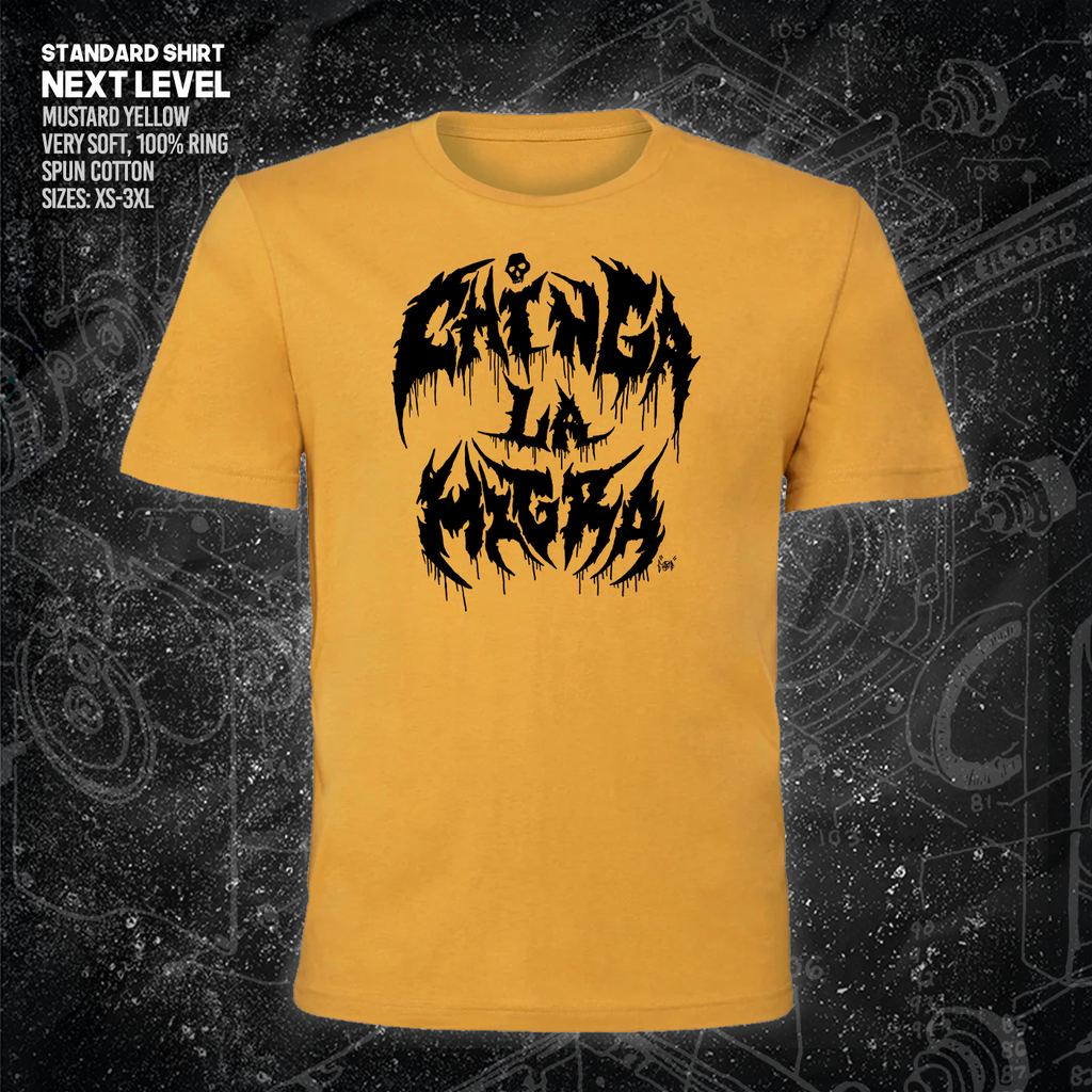 Chinga La Migra - Metal Font - Era Ov Failure - Mutual Aid Design