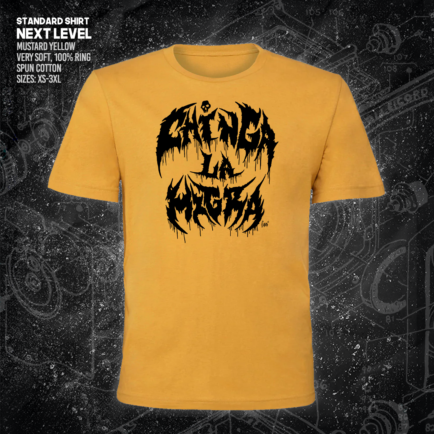 Chinga La Migra - Metal Font - Era Ov Failure - Mutual Aid Design