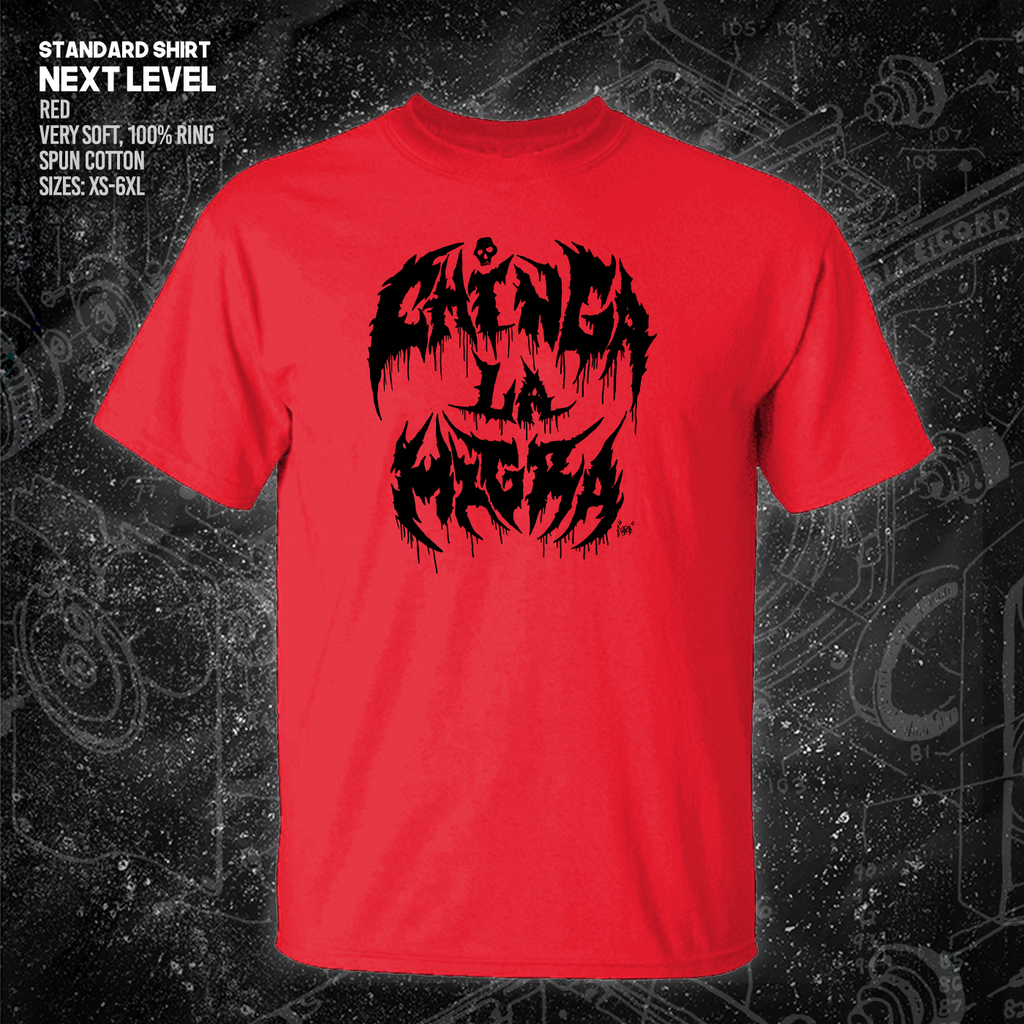 Chinga La Migra - Metal Font - Era Ov Failure - Mutual Aid Design