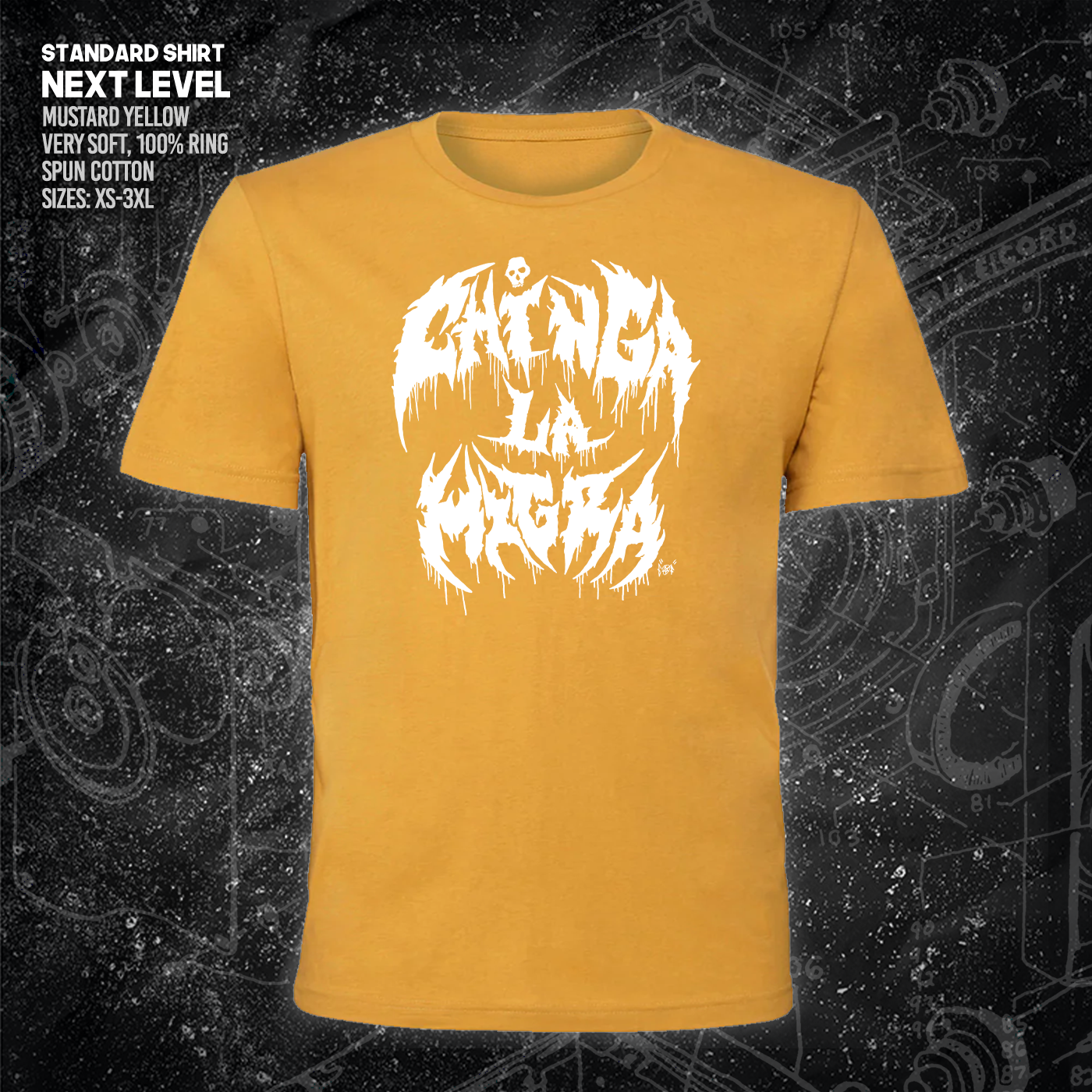 Chinga La Migra - Metal Font - Era Ov Failure - Mutual Aid Design