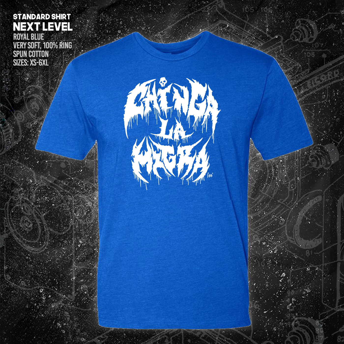 Chinga La Migra - Metal Font - Era Ov Failure - Mutual Aid Design
