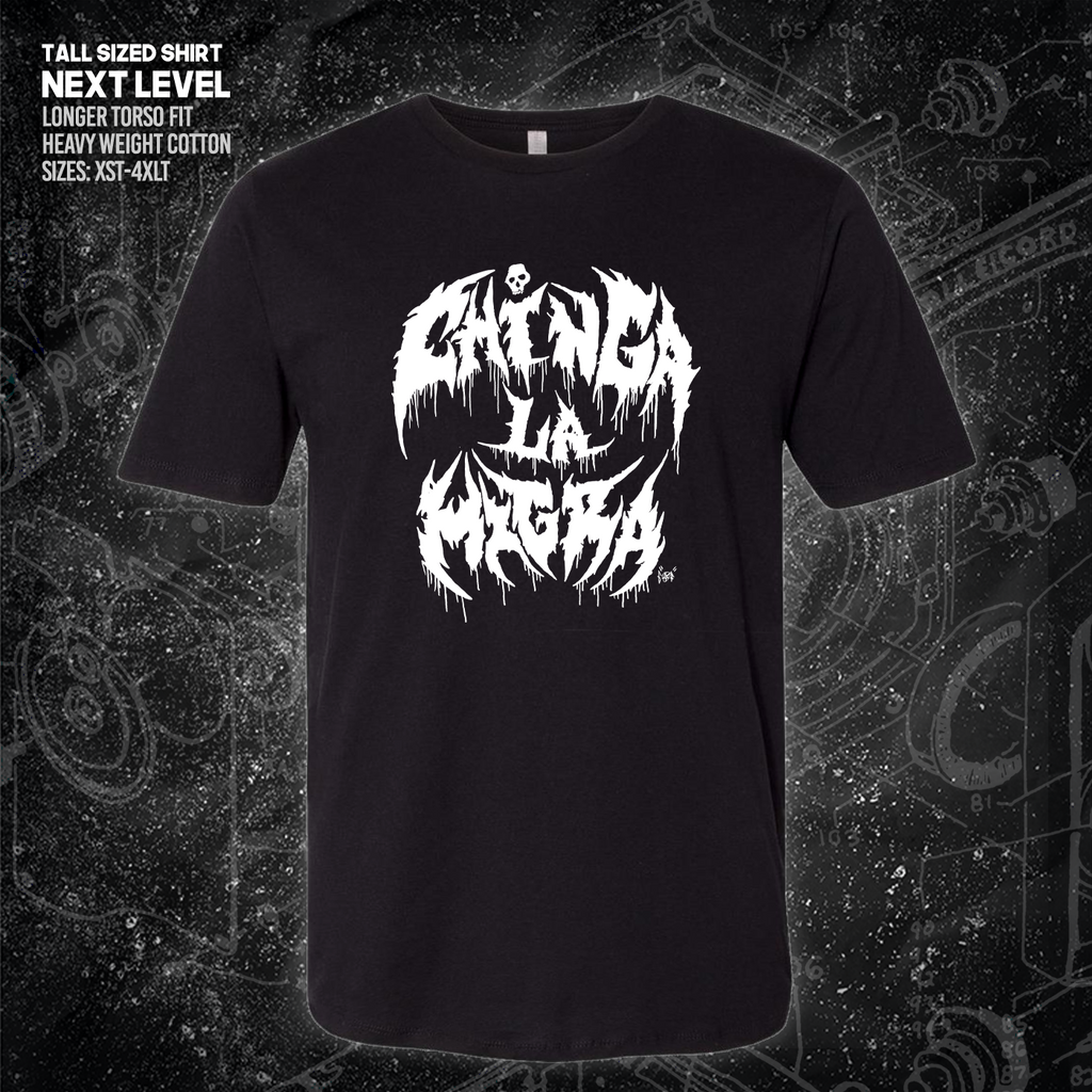 Chinga La Migra - Metal Font - Era Ov Failure - Mutual Aid Design