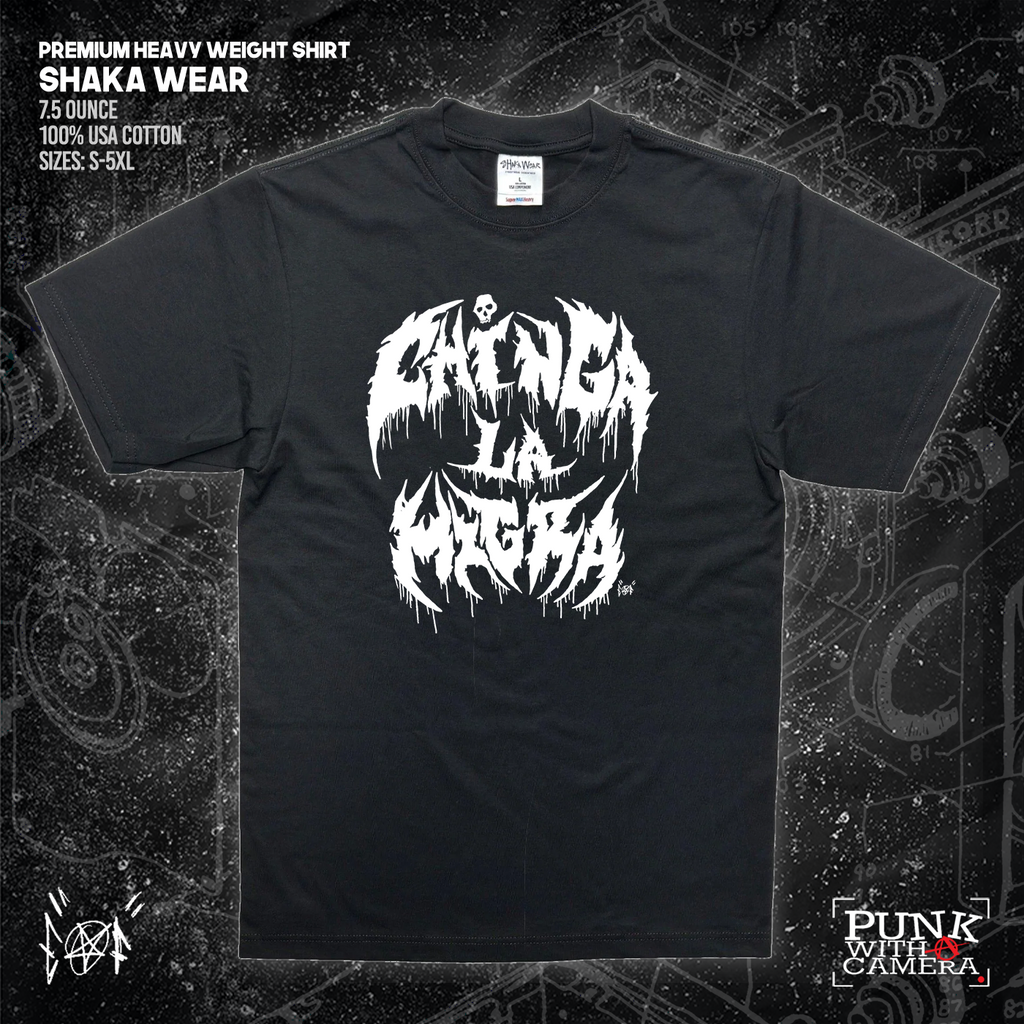 Chinga La Migra - Metal Font - Era Ov Failure - Mutual Aid Design