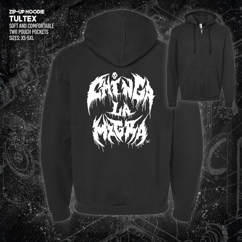 Chinga La Migra - Metal Font - Era Ov Failure - Mutual Aid Design