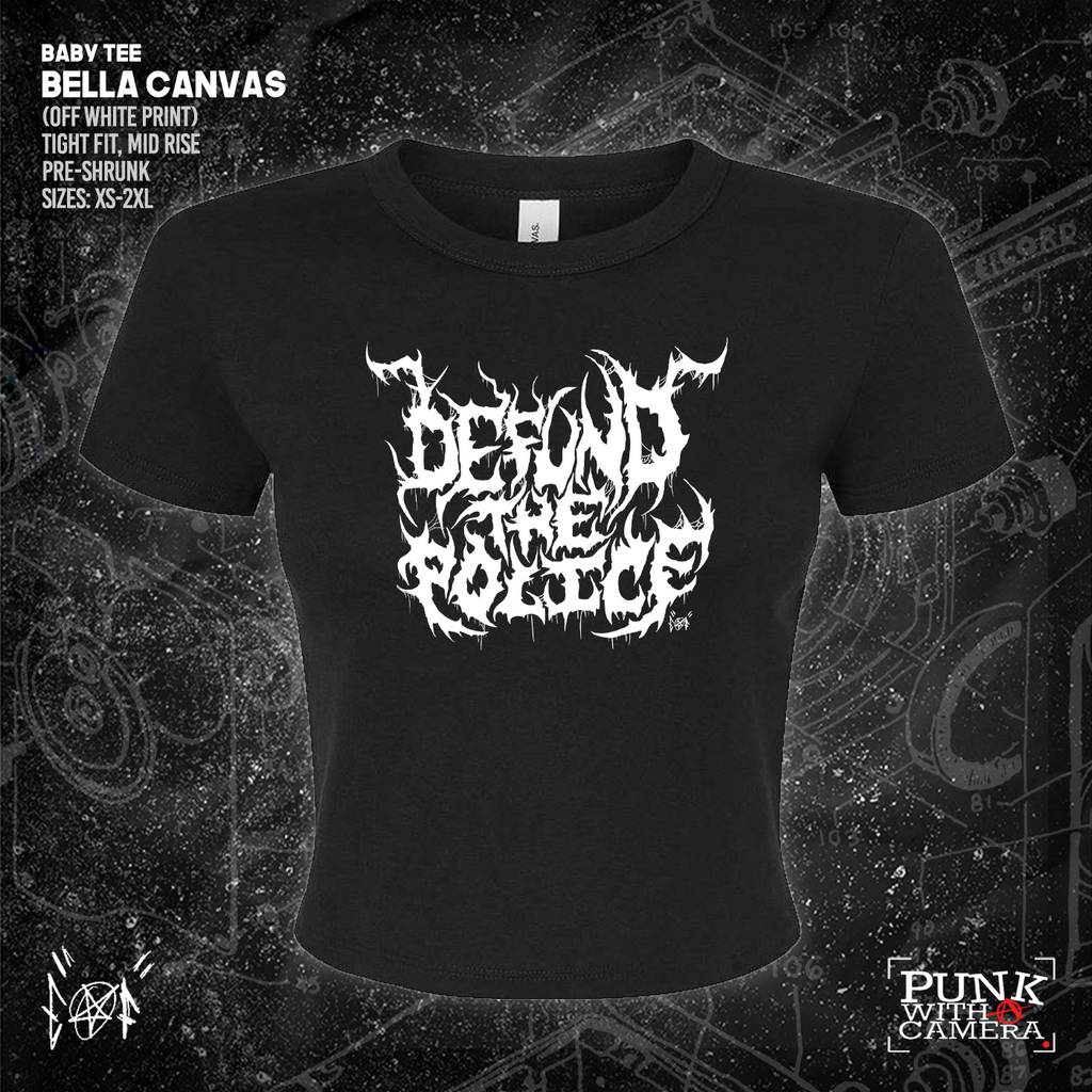 Defund The Police - Metal Font - Era Ov Failure
