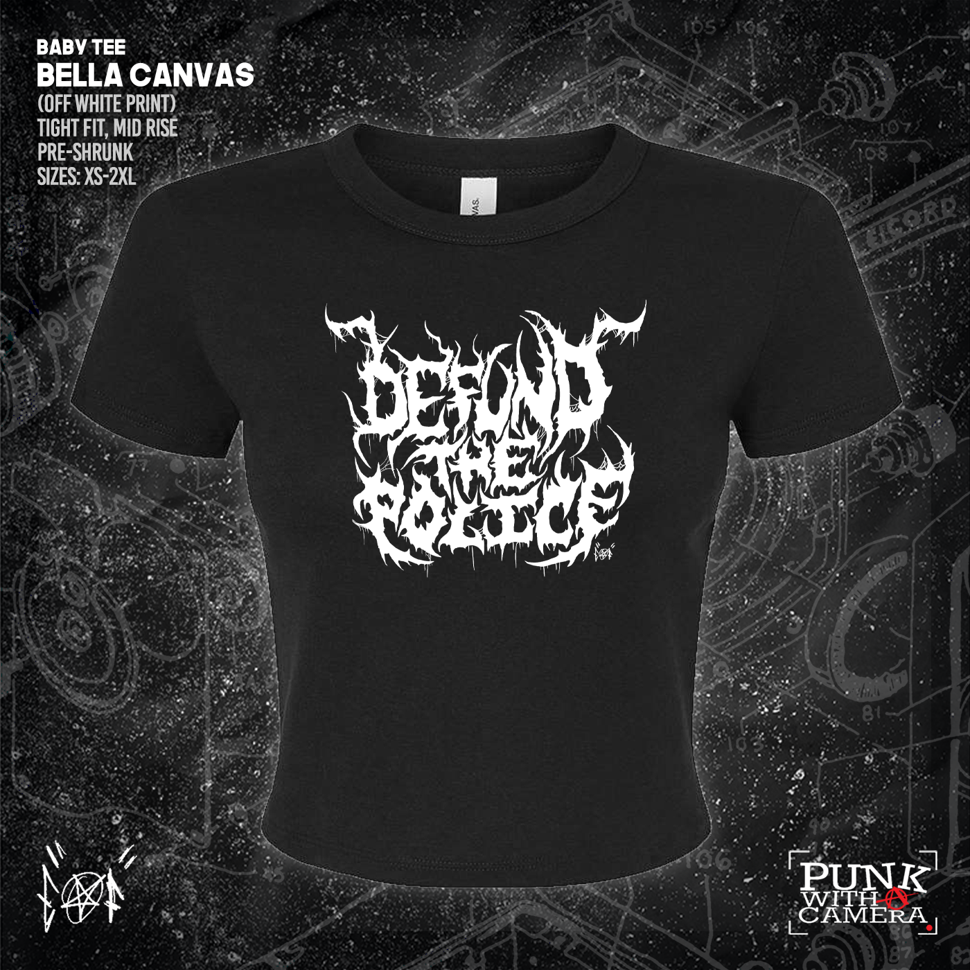 Defund The Police - Metal Font - Era Ov Failure