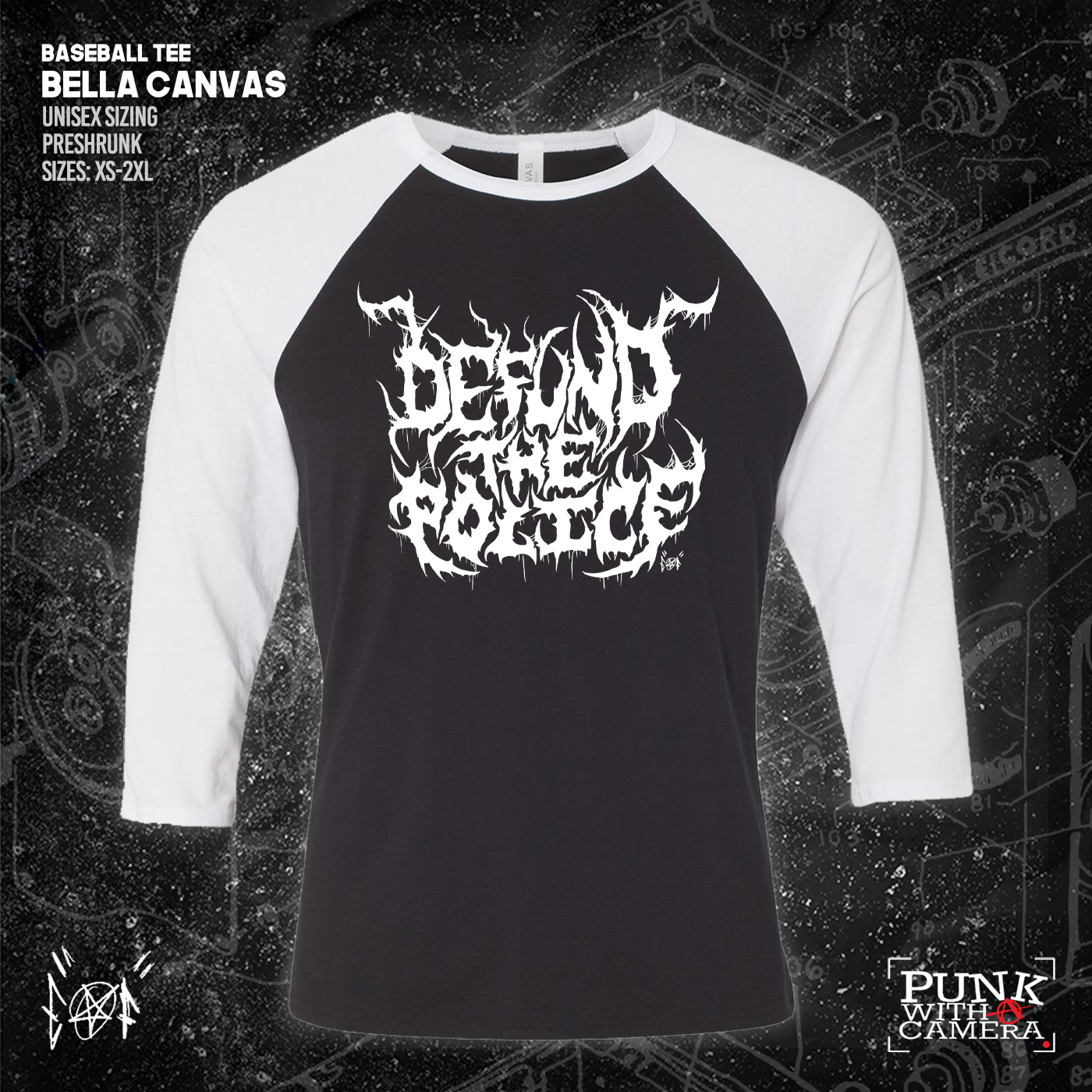 Defund The Police - Metal Font - Era Ov Failure