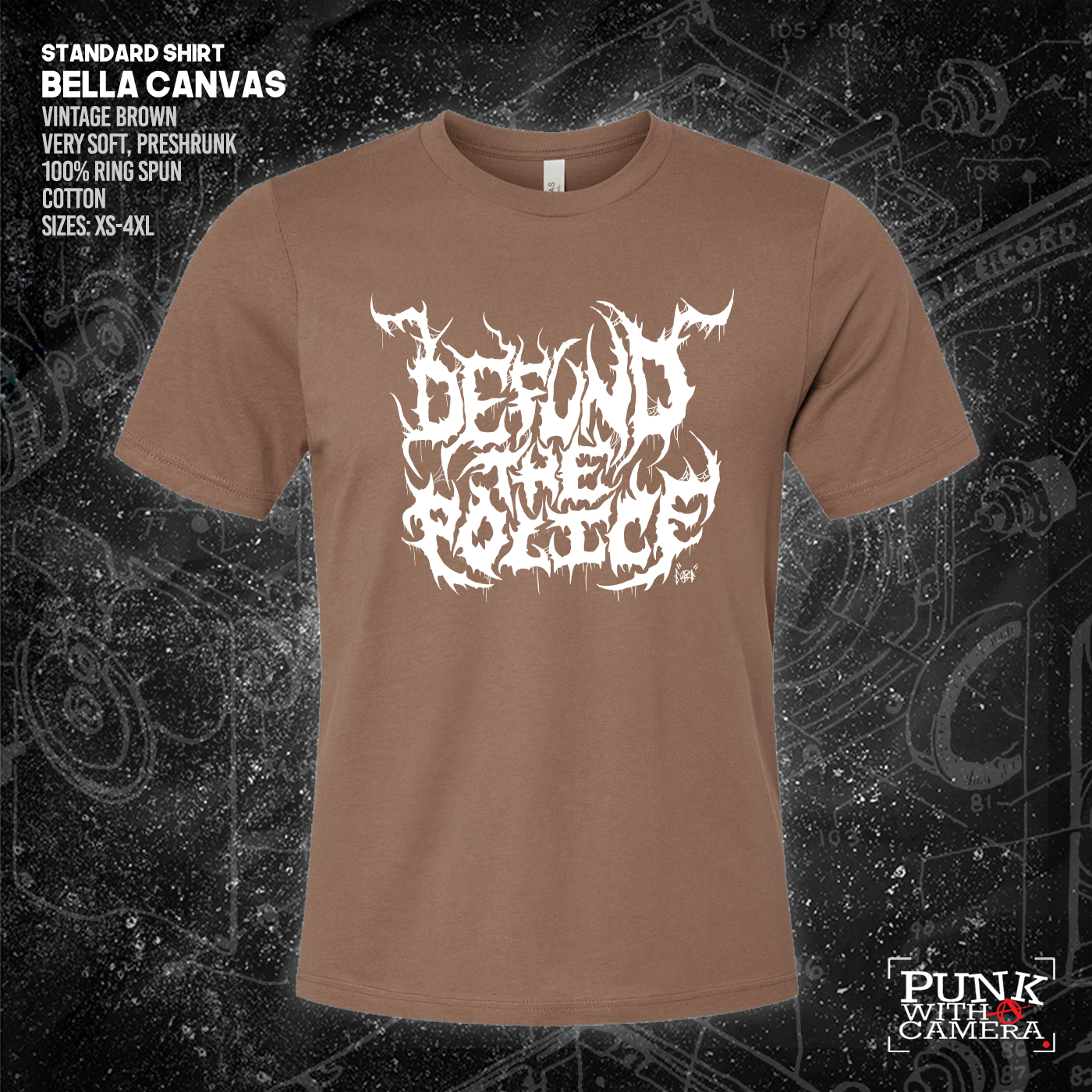 Defund The Police - Metal Font - Era Ov Failure