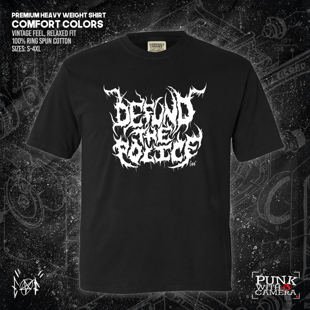 Defund The Police - Metal Font - Era Ov Failure