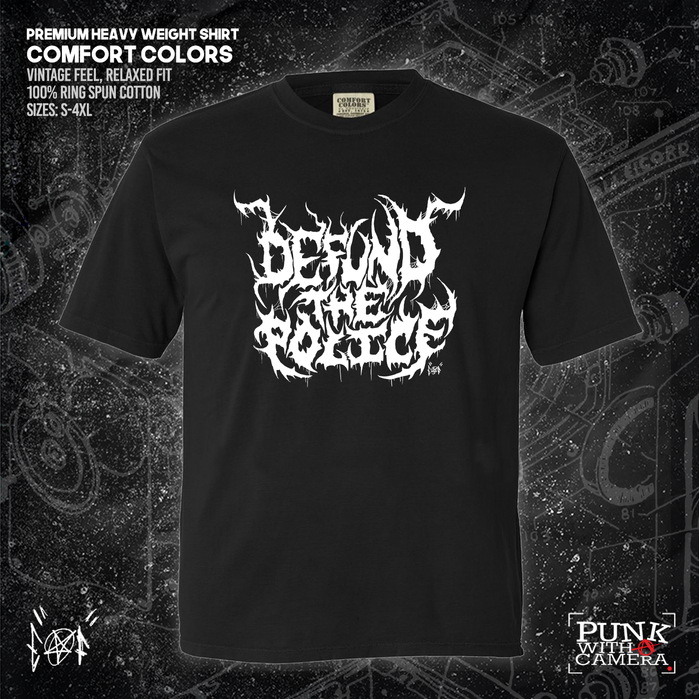 Defund The Police - Metal Font - Era Ov Failure
