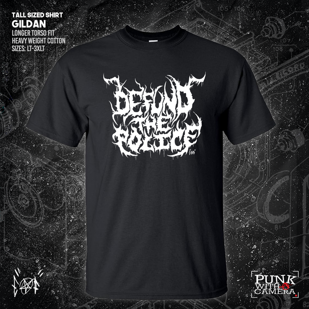 Defund The Police - Metal Font - Era Ov Failure