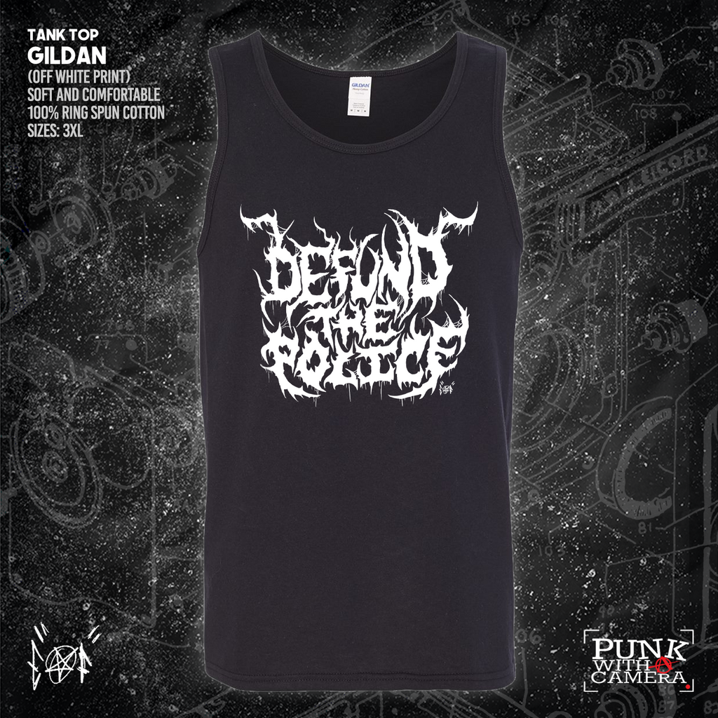 Defund The Police - Metal Font - Era Ov Failure