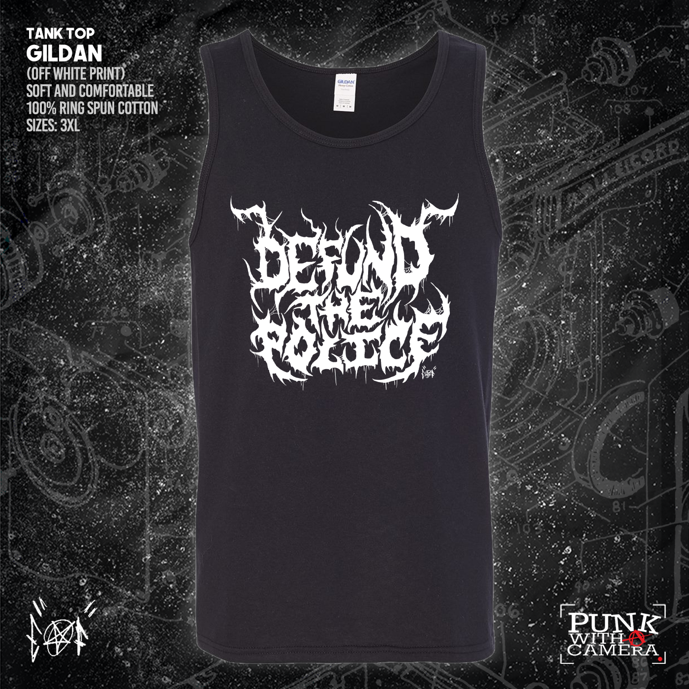 Defund The Police - Metal Font - Era Ov Failure