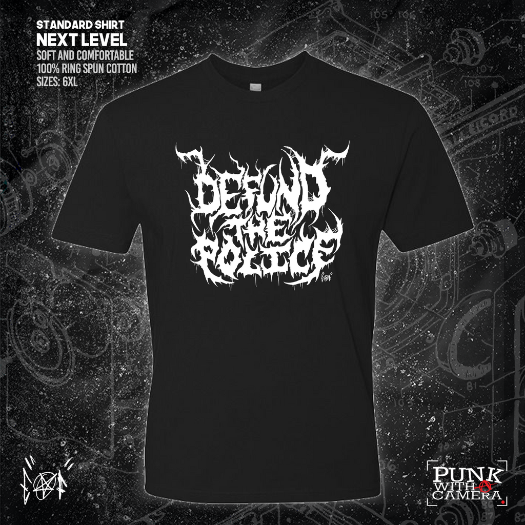 Defund The Police - Metal Font - Era Ov Failure