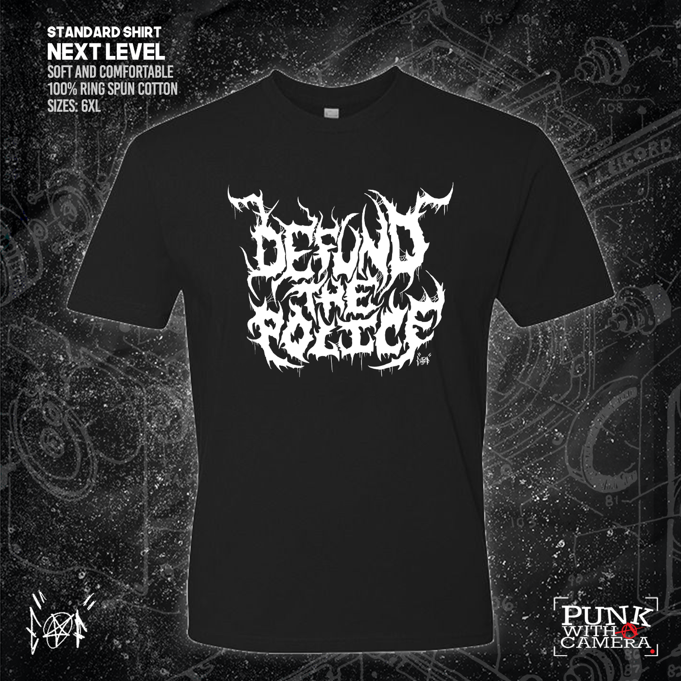 Defund The Police - Metal Font - Era Ov Failure