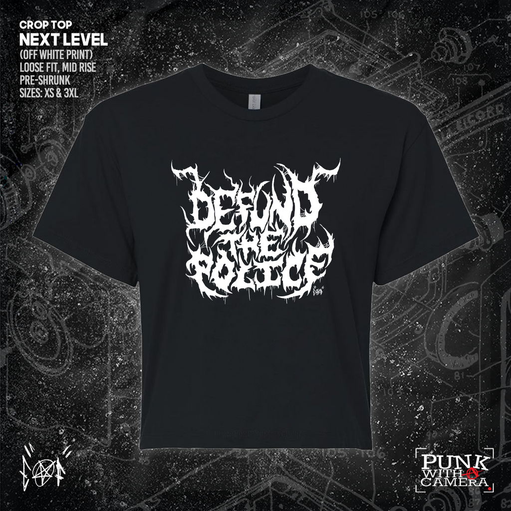Defund The Police - Metal Font - Era Ov Failure