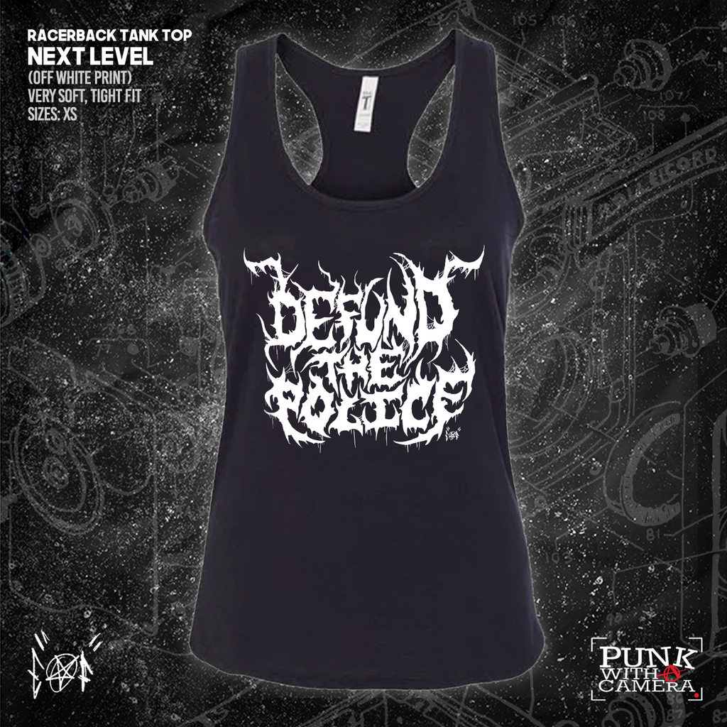 Defund The Police - Metal Font - Era Ov Failure