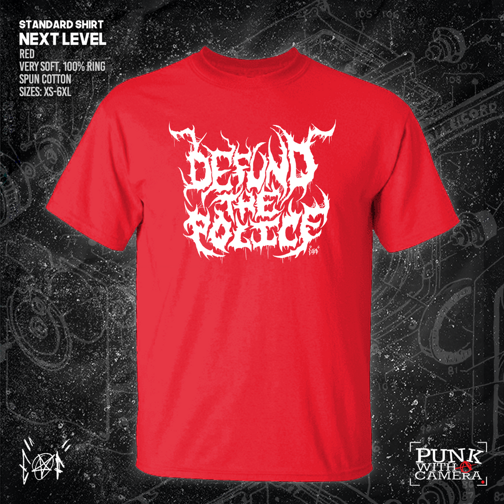 Defund The Police - Metal Font - Era Ov Failure