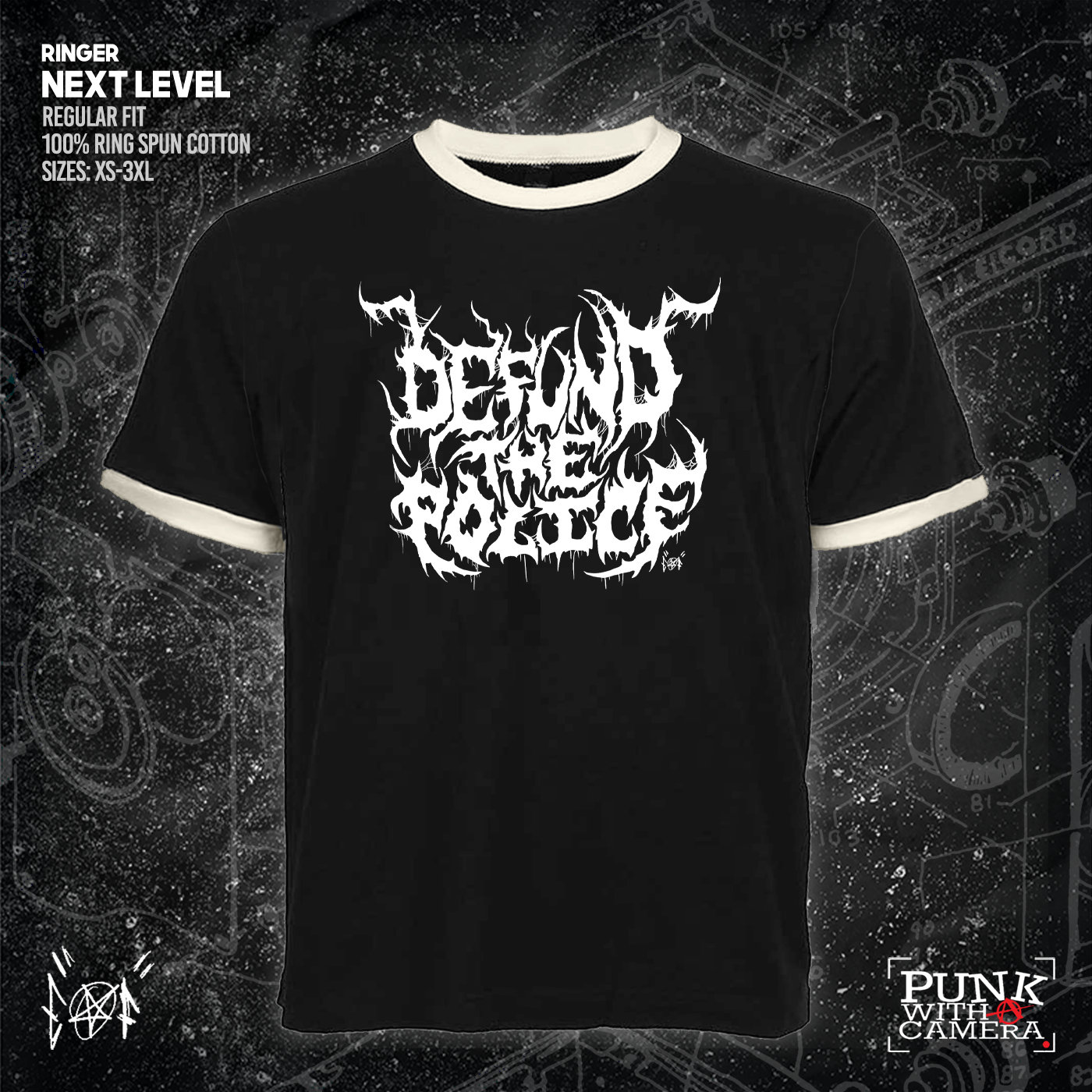 Defund The Police - Metal Font - Era Ov Failure