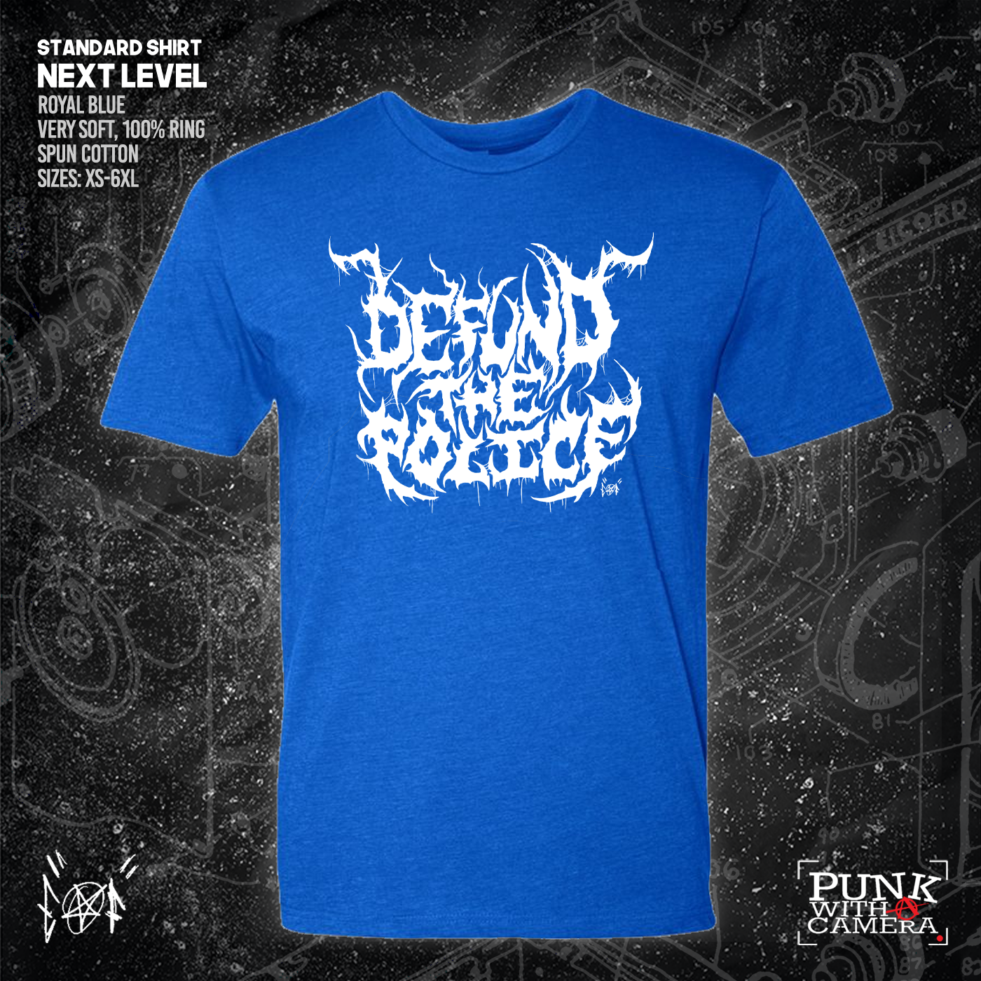 Defund The Police - Metal Font - Era Ov Failure
