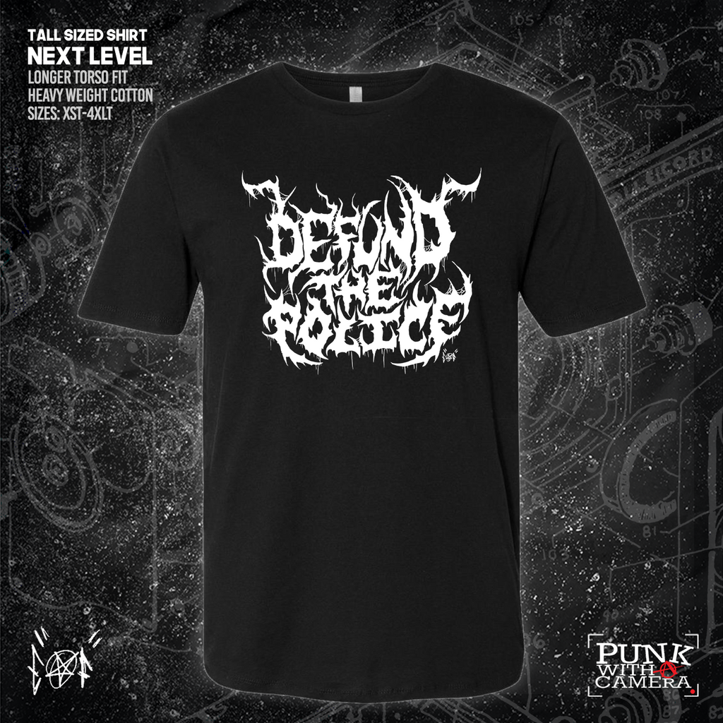 Defund The Police - Metal Font - Era Ov Failure