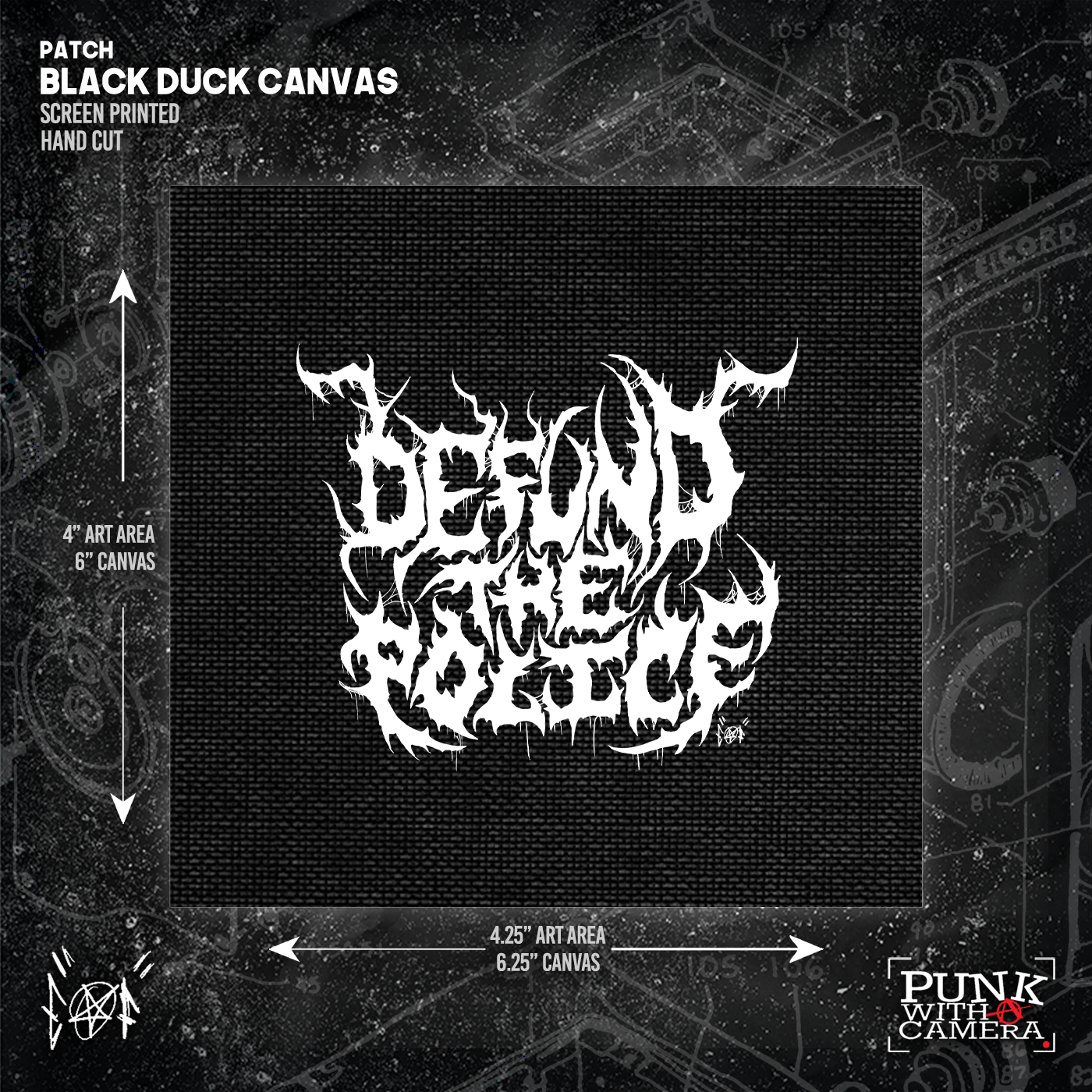 Defund The Police - Patch (4x4)