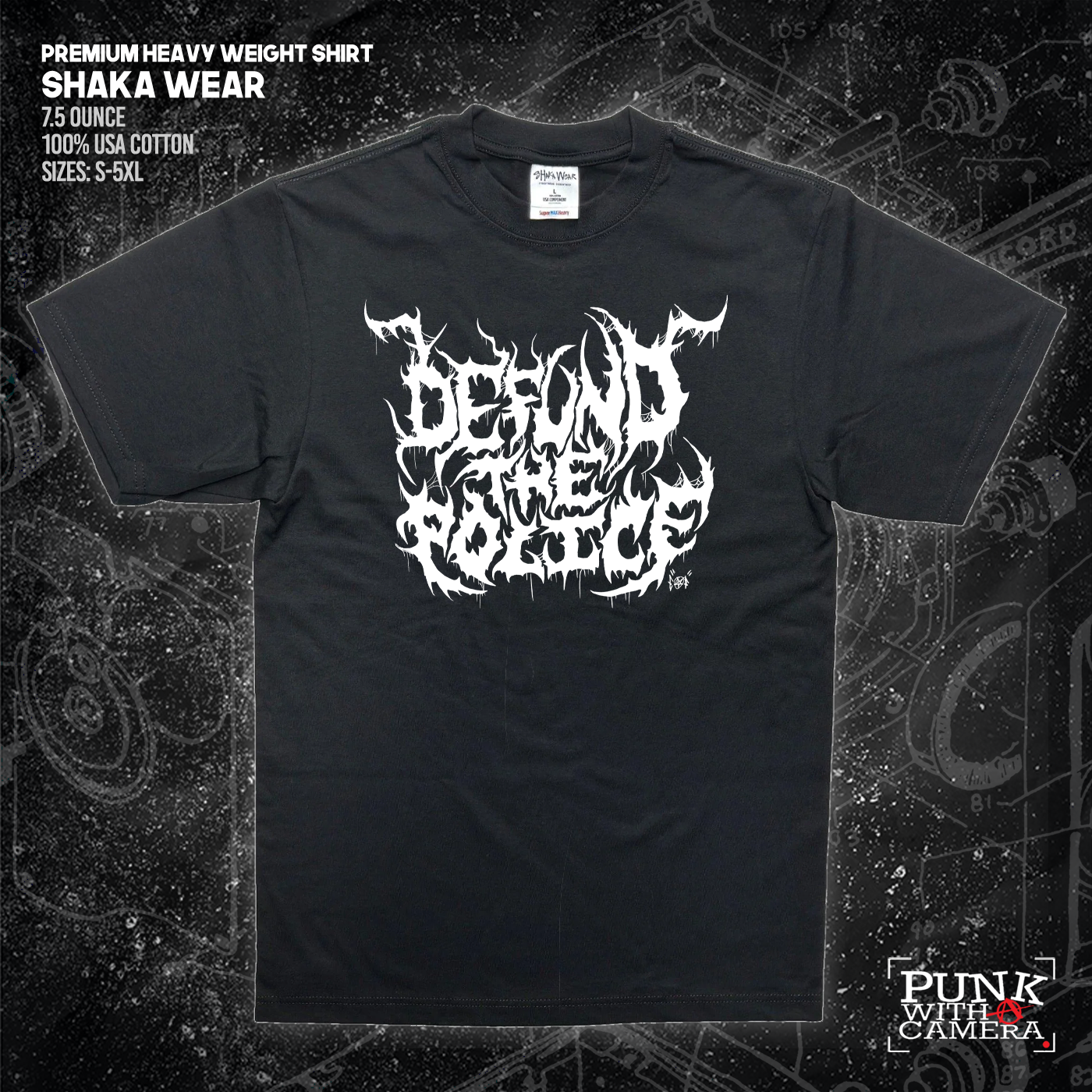 Defund The Police - Metal Font - Era Ov Failure