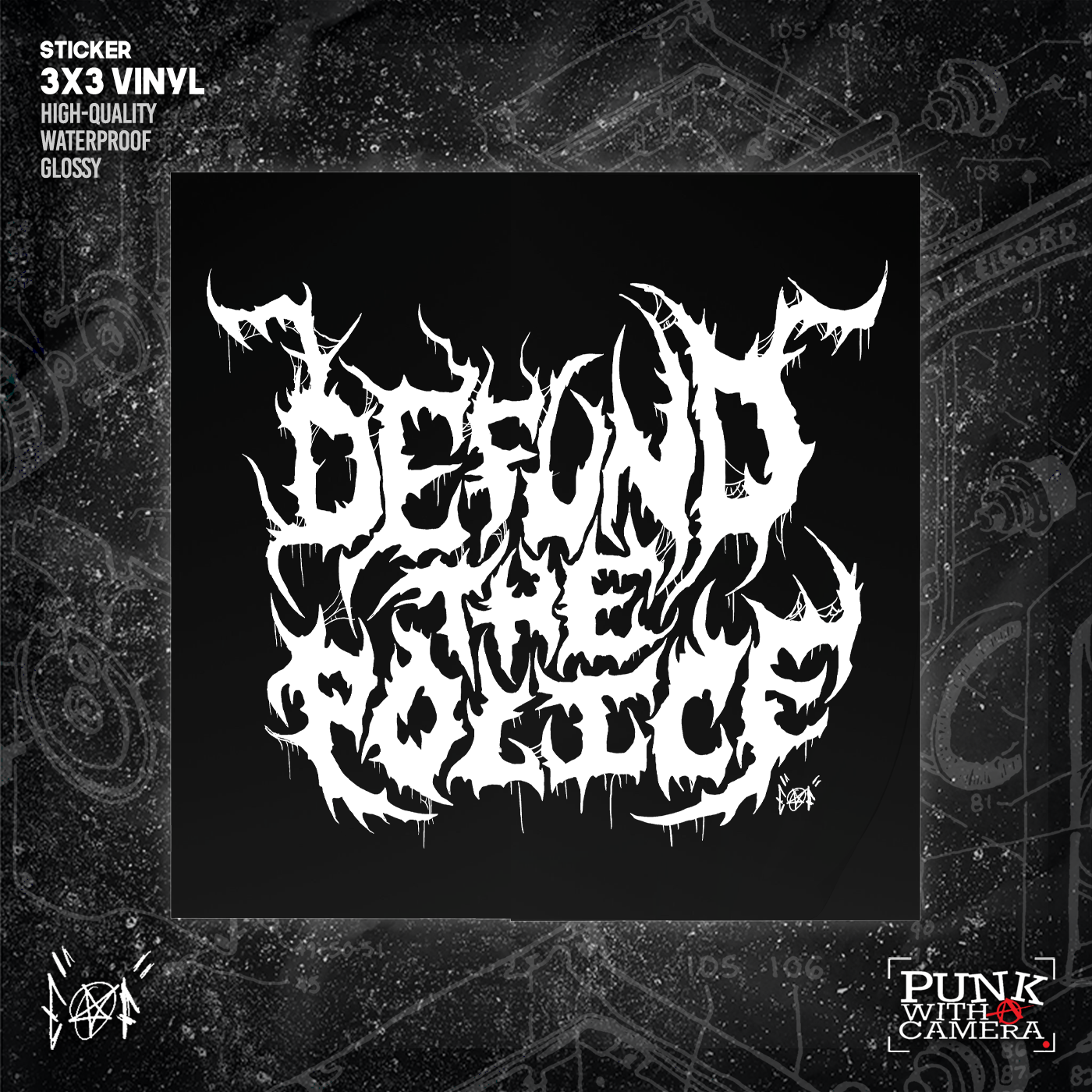 Defund The Police - Sticker (3X3)