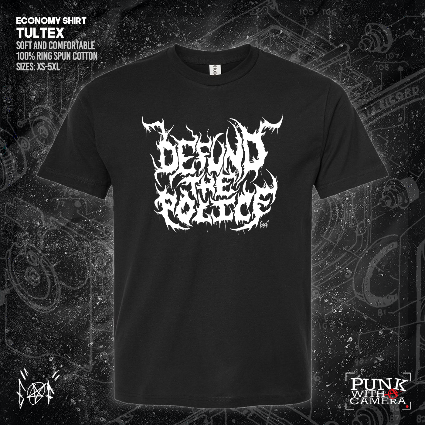 Defund The Police - Metal Font - Era Ov Failure